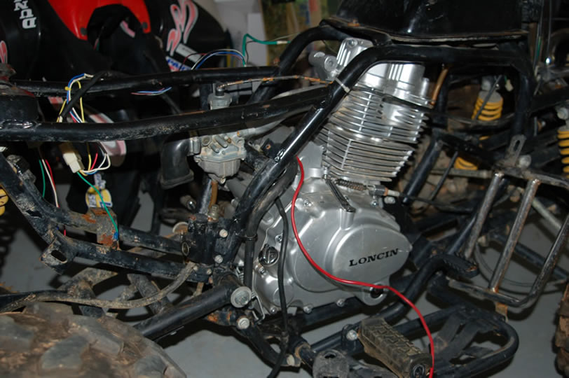 Where to find exhaust system for 200cc Loncin ... hi bird 4 wheeler wiring diagram 